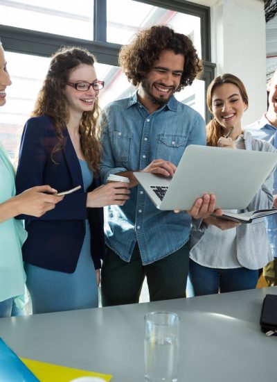 Products - smiling business team discussing over laptop in meeting p8u0dasvd7l79w4b53lqps4nmnfa6bw5sygr3b1i7w